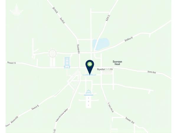 Illustrative map of Boulder, Colorado, highlighting Sylvan Health location and community landmarks