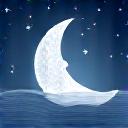 A serene bedroom scene at night with soft, warm lighting, illustrating optimal sleep environment features.